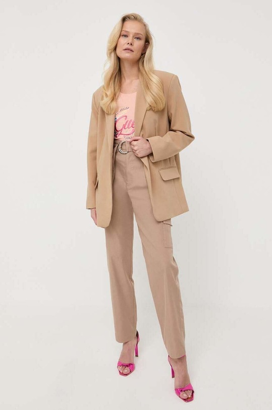 Tričko Guess W3GI40.J1314 oranžová SS23