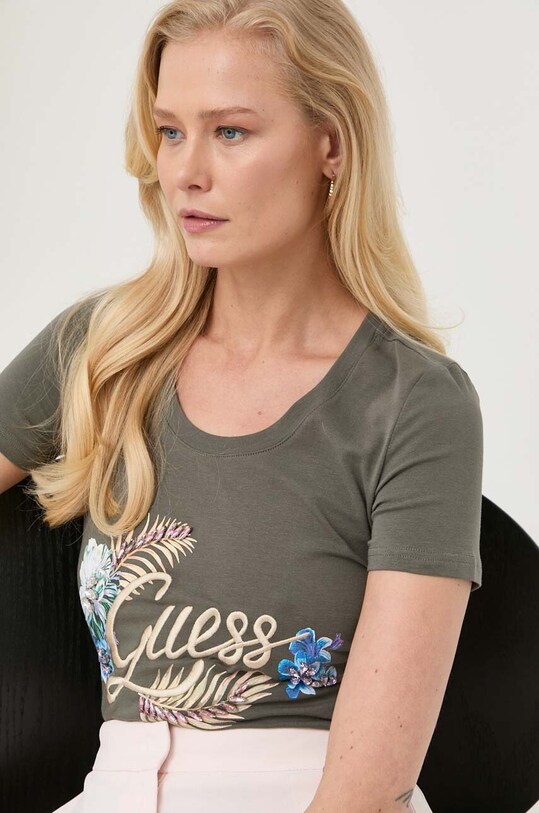 Футболка Guess W3GI40.J1314 зелёный