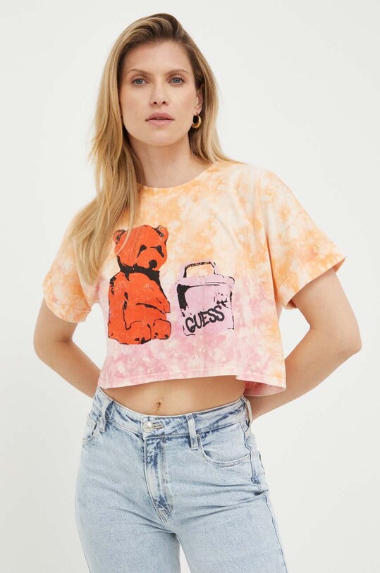 Guess pamut póló x Banksy többszínű W3GI62.K9RM4