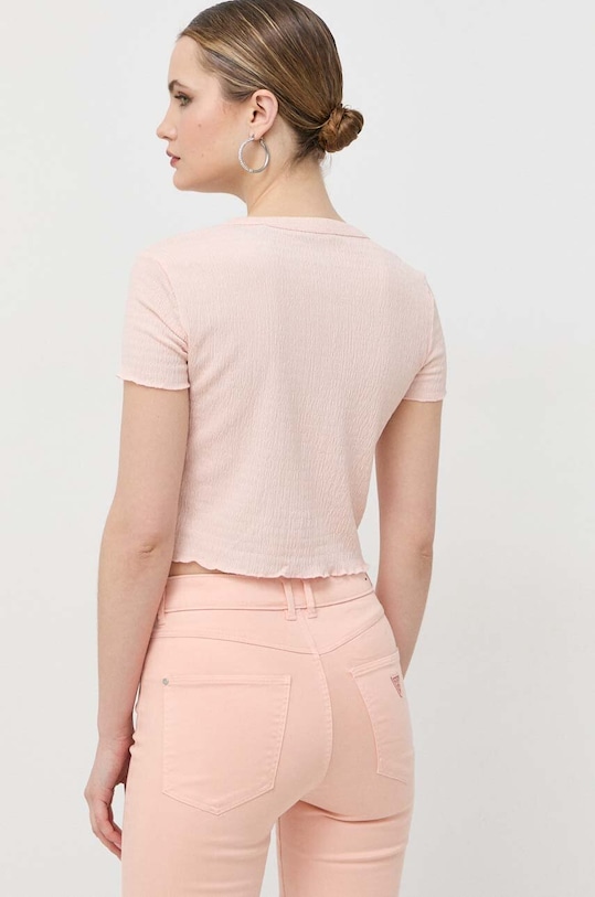 Oblečenie Tričko Guess SMOKED W3GP34.KBQI0 ružová