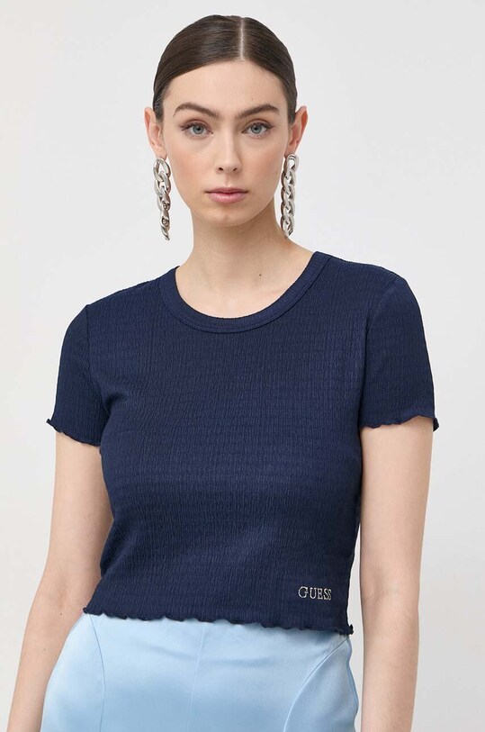 Футболка Guess W3GP34.KBQI0 тёмно-синий SS24