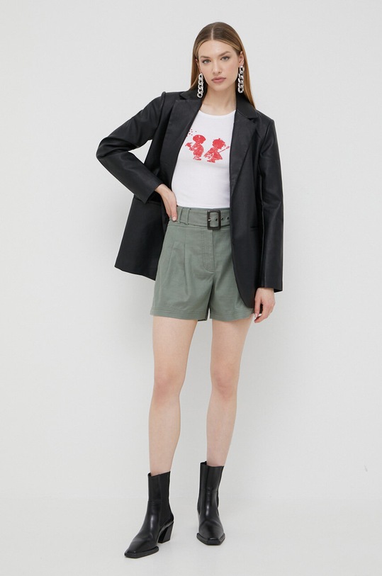 Топ Guess x Banksy W3GI55.KA0H3 білий SS23