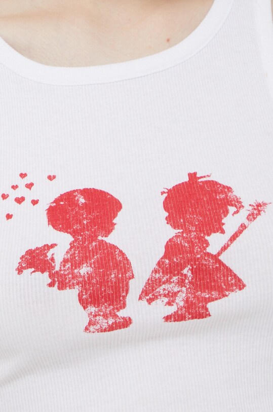 Guess top x Banksy alb W3GI55.KA0H3