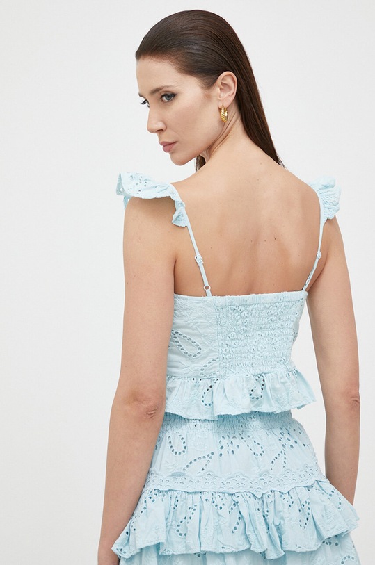 Odjeća Pamučna majica Guess W3GH31.WFCL0 plava