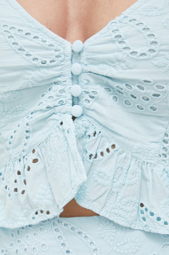 Pamučna majica Guess W3GH31.WFCL0 plava