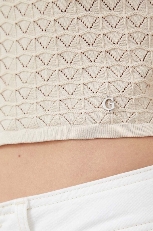 Guess t-shirt W3GR40.Z2U00 beżowy