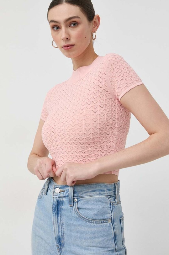 Футболка Guess slim рожевий W3GR40.Z2U00