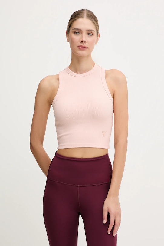 Guess top różowy V3GP19.K8RT2