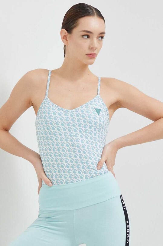 Top Guess slim zelená V3GP01.MC03W