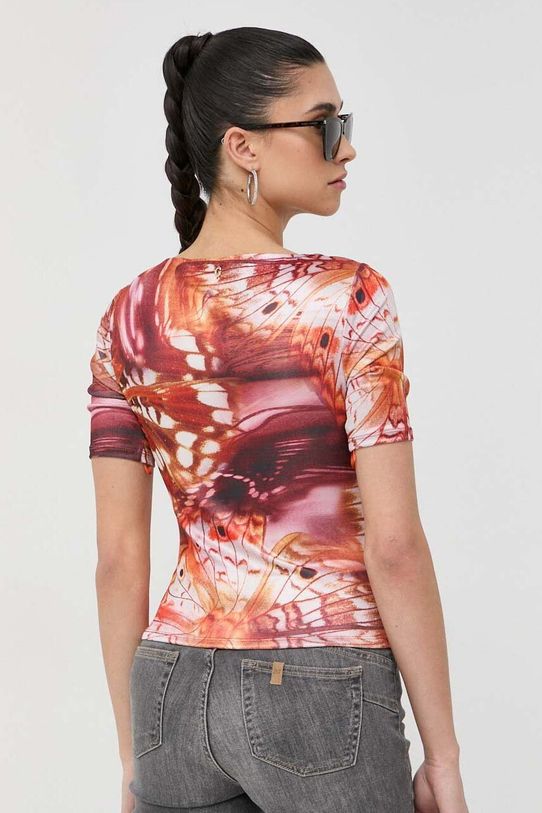 Odzież Guess t-shirt W3GP10.KBEM0 pomarańczowy