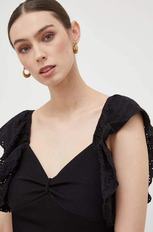 Halenka Guess hladký černá W3GP38.K8RT2