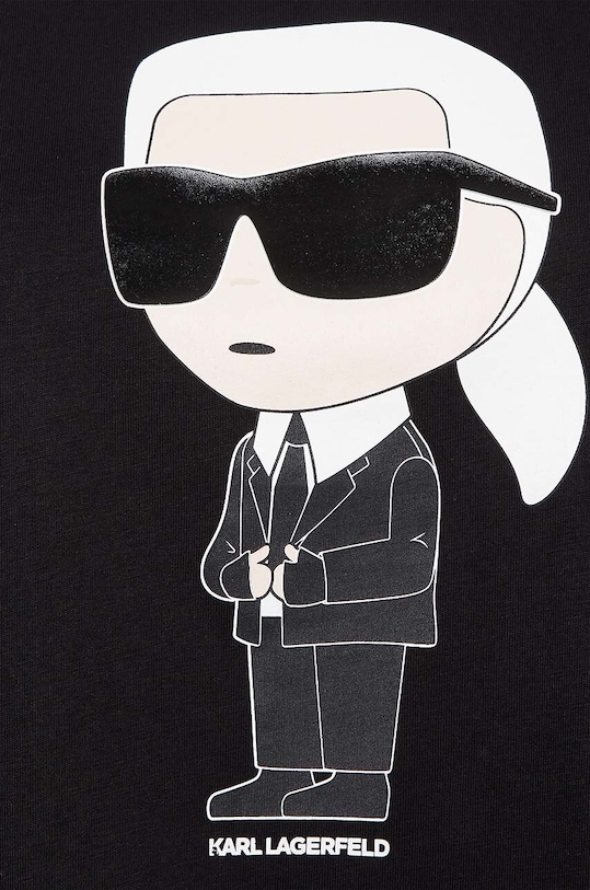 Karl Lagerfeld tricou din bumbac 230W1700 negru AA00