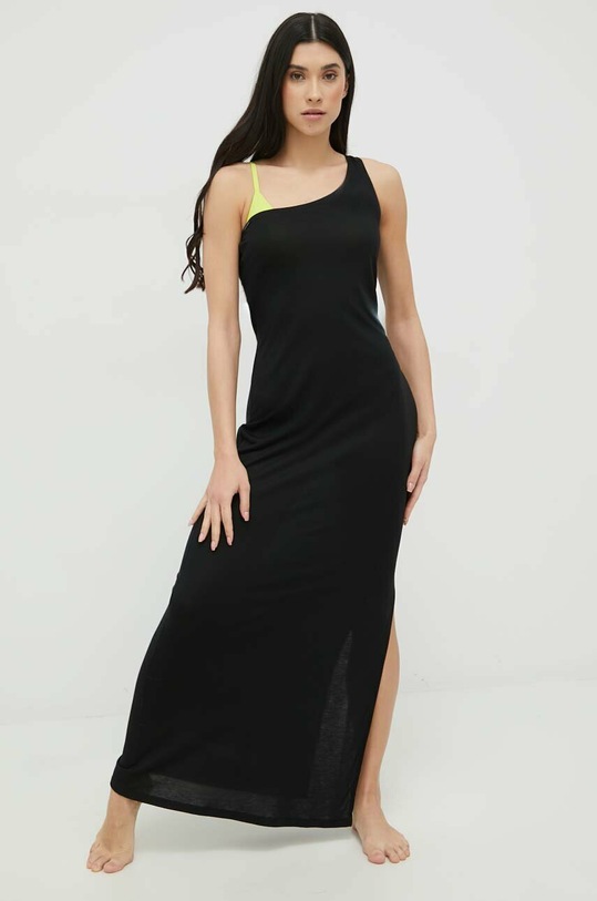 Plážové šaty Calvin Klein Planet friendly černá KW0KW02098.PPYX