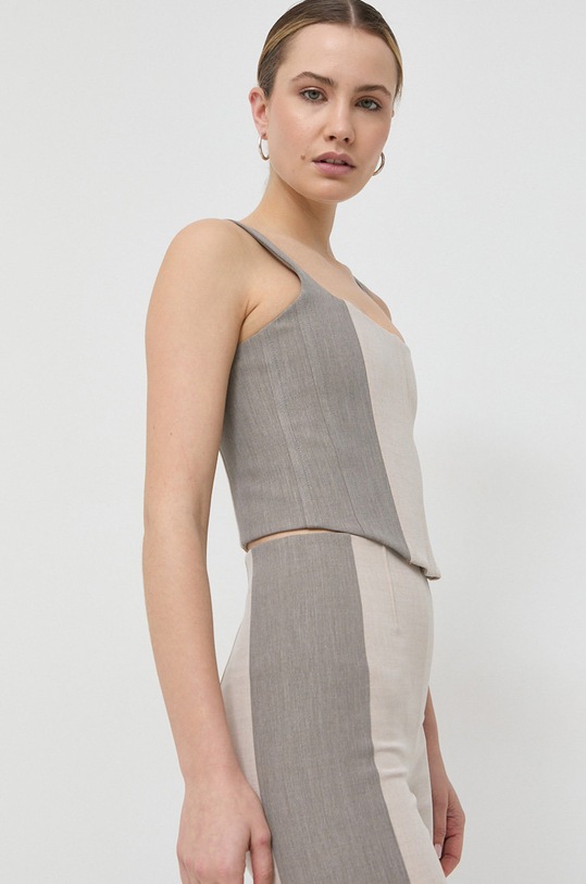 Top Patrizia Pepe 8C0589.A215 béžová