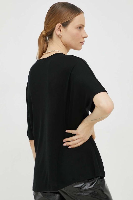 Îmbrăcăminte By Malene Birger tricou Q70278012Z negru