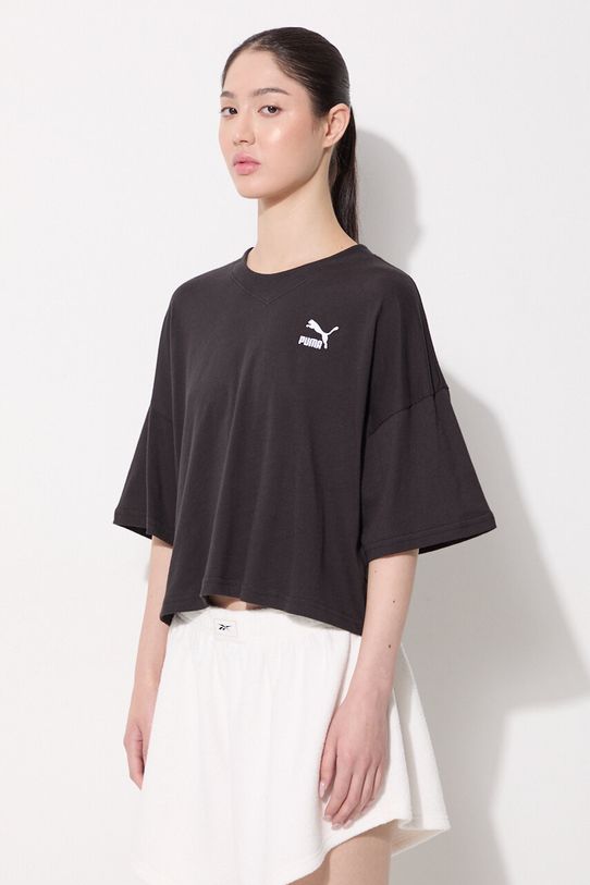 Дрехи Памучна тениска Puma 538052 черен