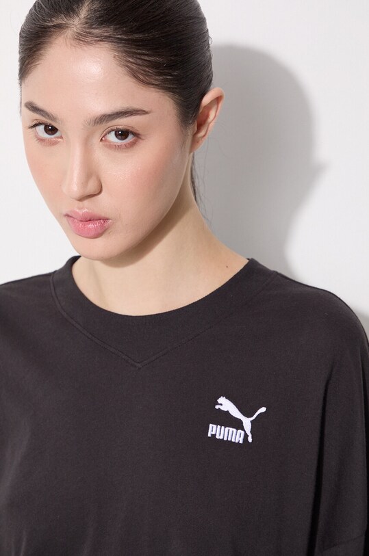 Хлопковая футболка Puma чёрный 538052