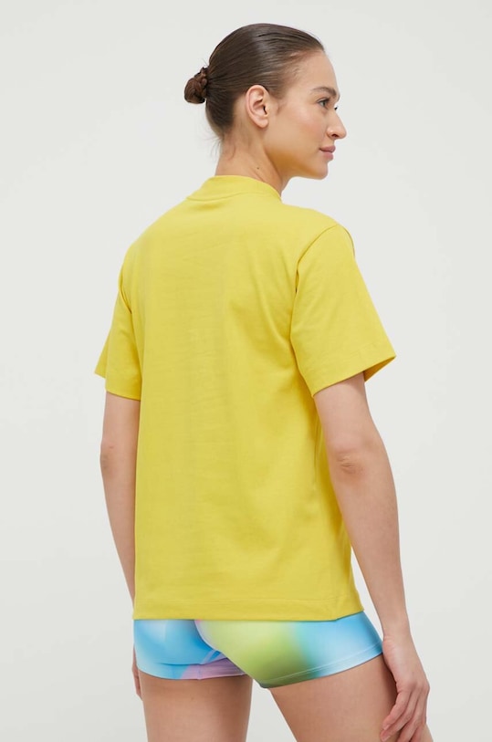 Odzież Puma t-shirt bawełniany 537977 żółty