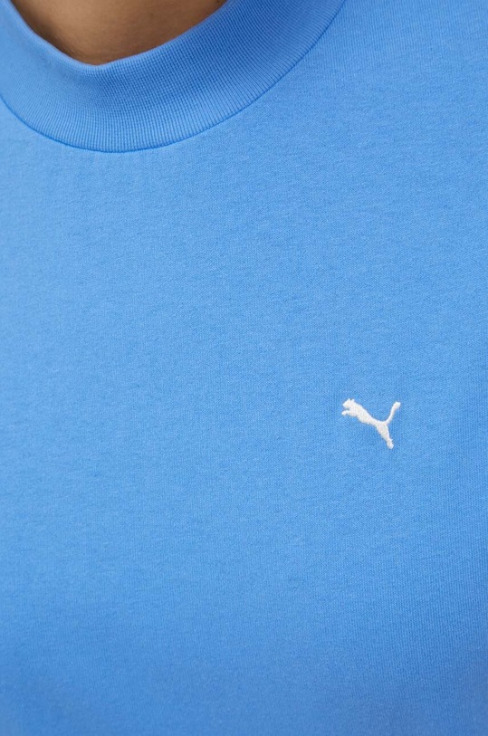 Puma tricou din bumbac 537977 albastru