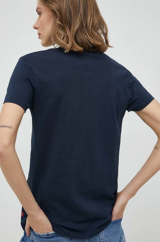 Oblečení Bavlněné tričko Levi's 17369.2022 námořnická modř