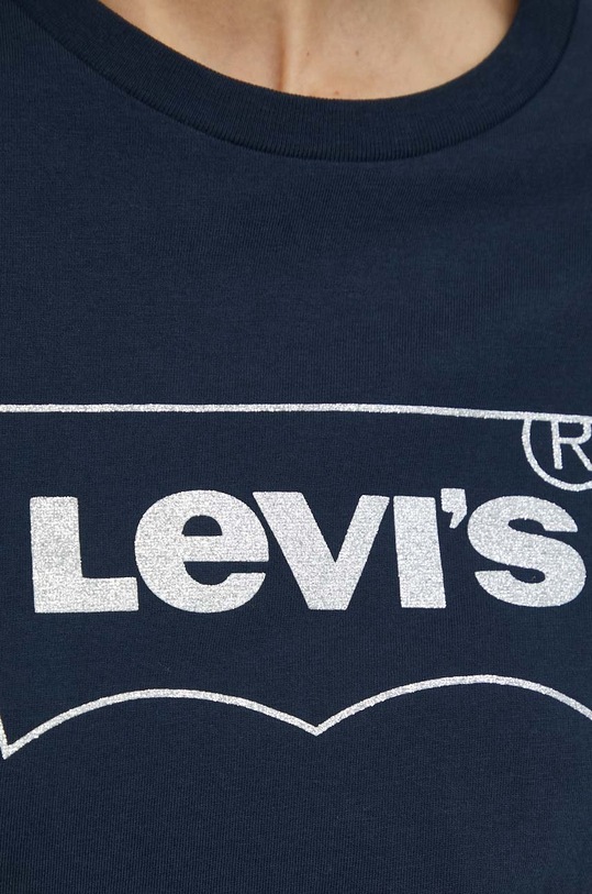 Bavlněné tričko Levi's 17369.2022 námořnická modř