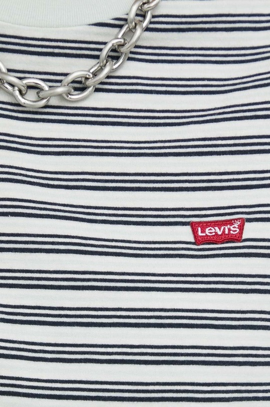 Bavlněné tričko Levi's 39185.0202 modrá