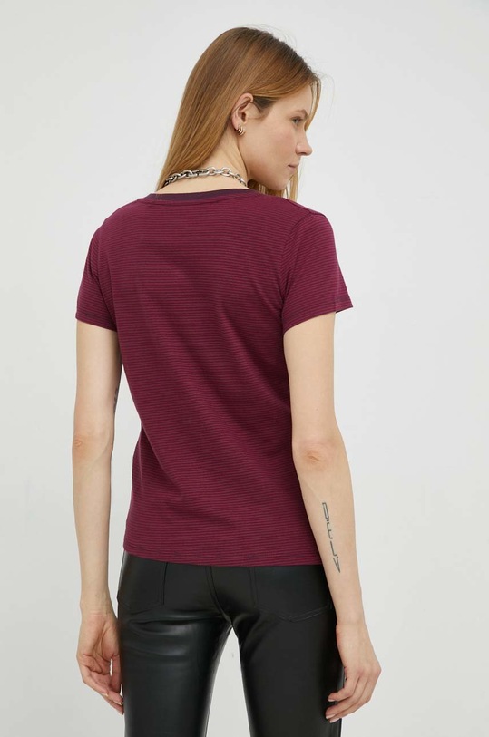 Oblačila Bombažna kratka majica Levi's 85341.0040 bordo