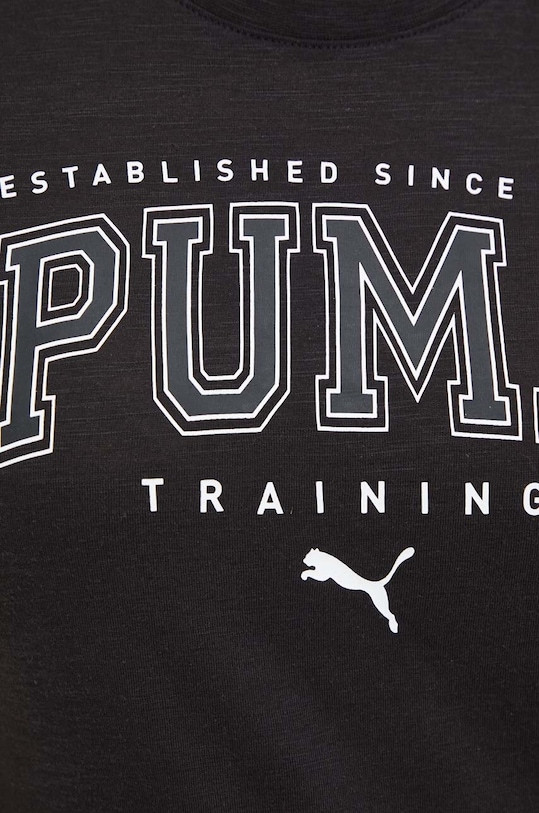 Μπλουζάκι προπόνησης Puma Graphic Tee Fit 523218 μαύρο