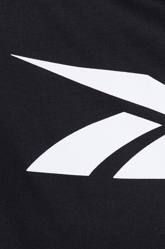 Reebok t-shirt bawełniany czarny HT6187