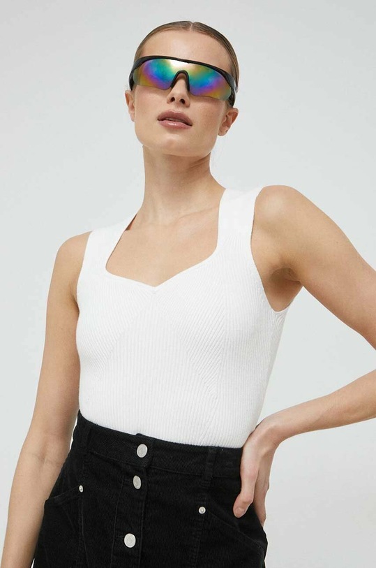 Abercrombie & Fitch top pozostałe biały KI150.3149.100