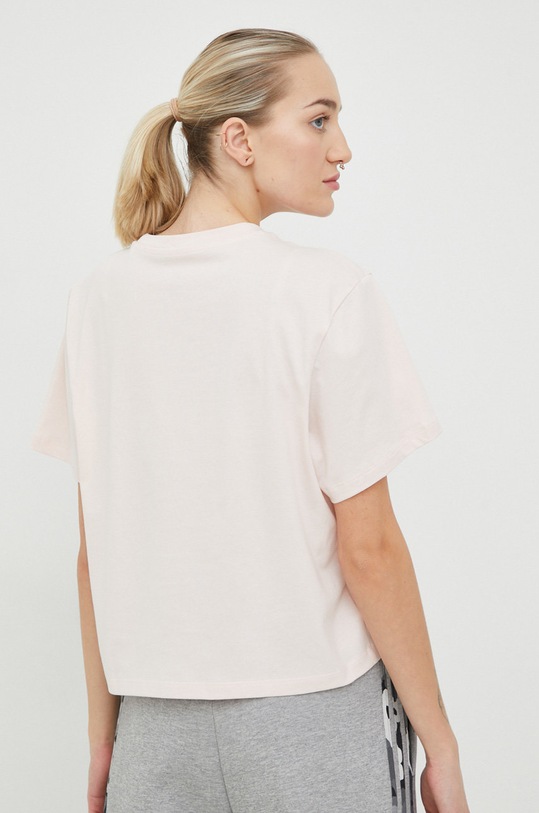 Oblečení Bavlněné tričko adidas H49641 růžová