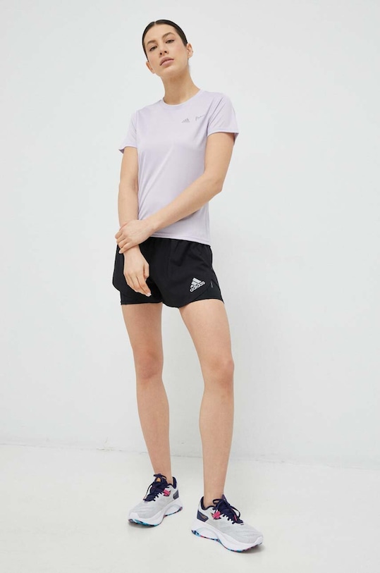 adidas Performance tricou de alergare x Parley HR6986 violet SS23