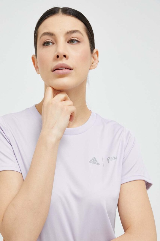 adidas Performance tricou de alergare x Parley violet HR6986