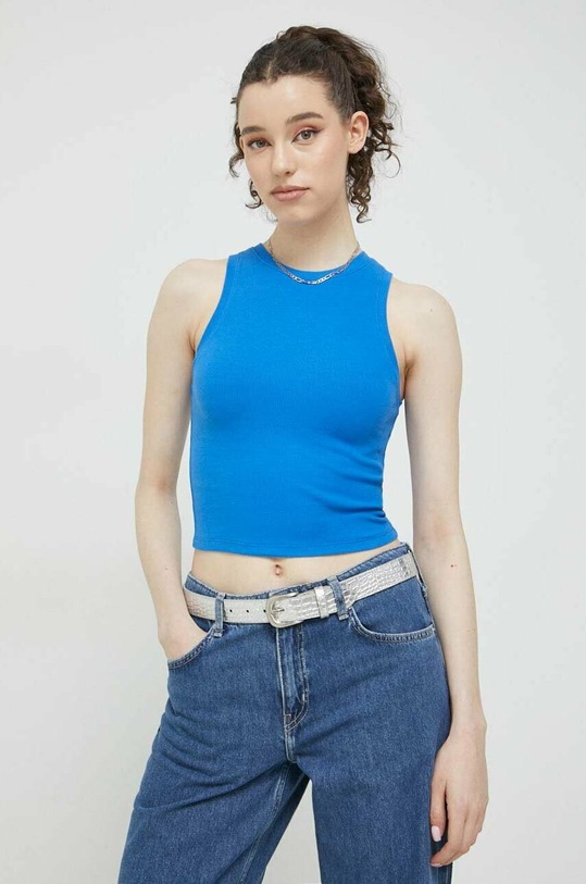 Top Hollister Co. slim modrá KI339.3224.221