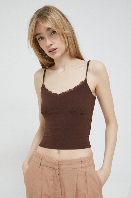 Hollister Co. top brązowy KI339.3239.420