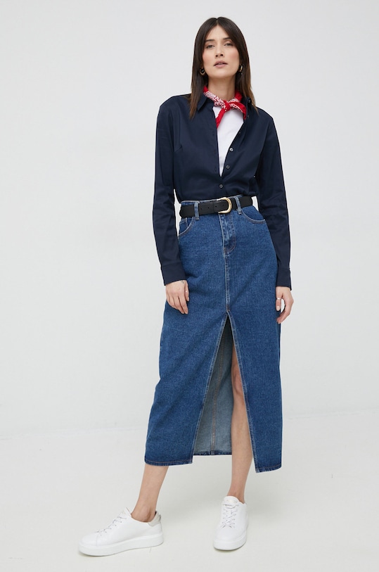 Bavlněné tričko Pepe Jeans Bloom PL504821.800 bílá SS23