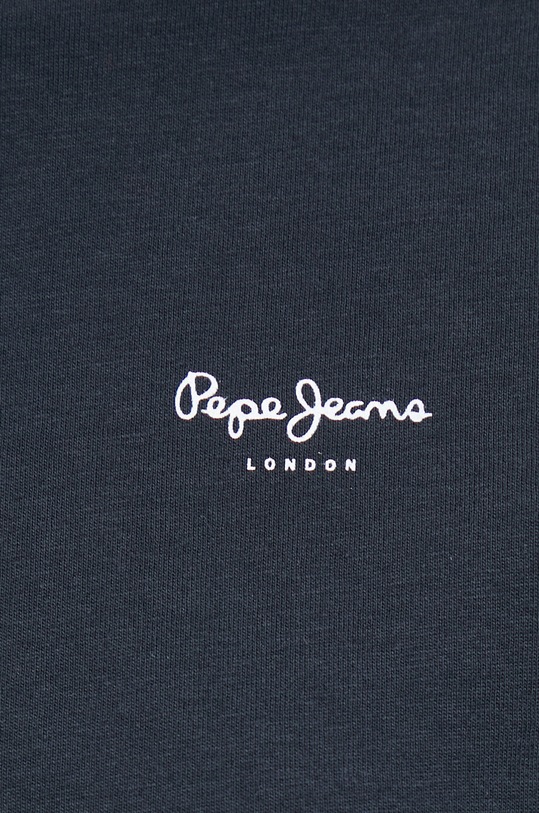 Pamučna majica Pepe Jeans Wimani crna PL505483.999