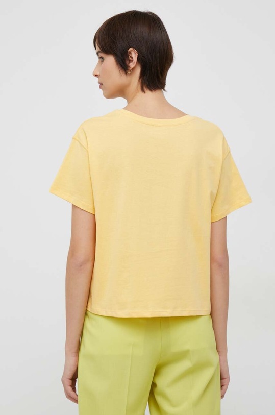 Odzież Pepe Jeans t-shirt bawełniany Wimani PL505483.039 żółty