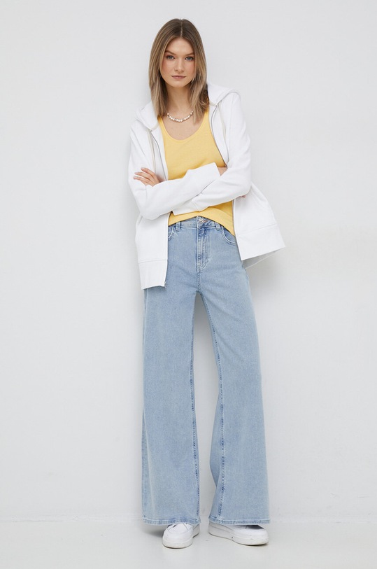 Pepe Jeans top Winona PL505484.039 sárga SS23