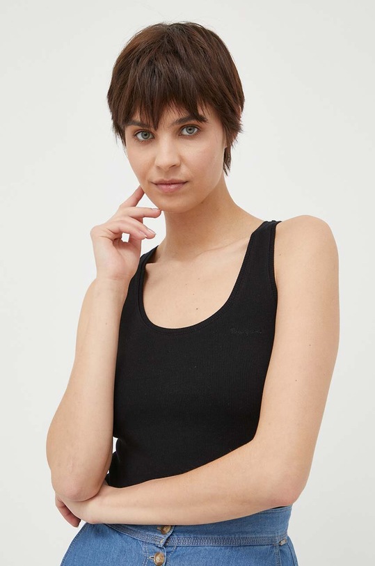 Pepe Jeans top slim nero PL505484.999