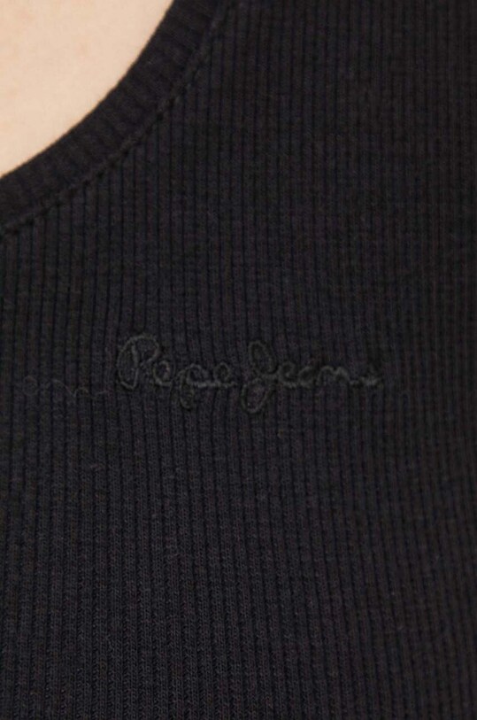 Топ Pepe Jeans PL505484.999 черен