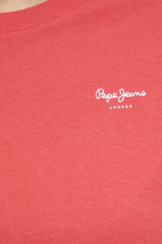 Pepe Jeans t-shirt bawełniany Wendy Chest PL505481.217 czerwony