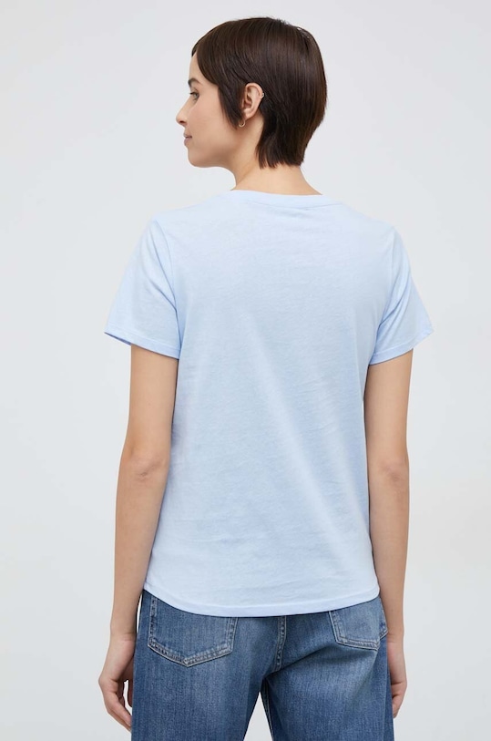 Odzież Pepe Jeans t-shirt bawełniany Wendy PL505480.524 niebieski