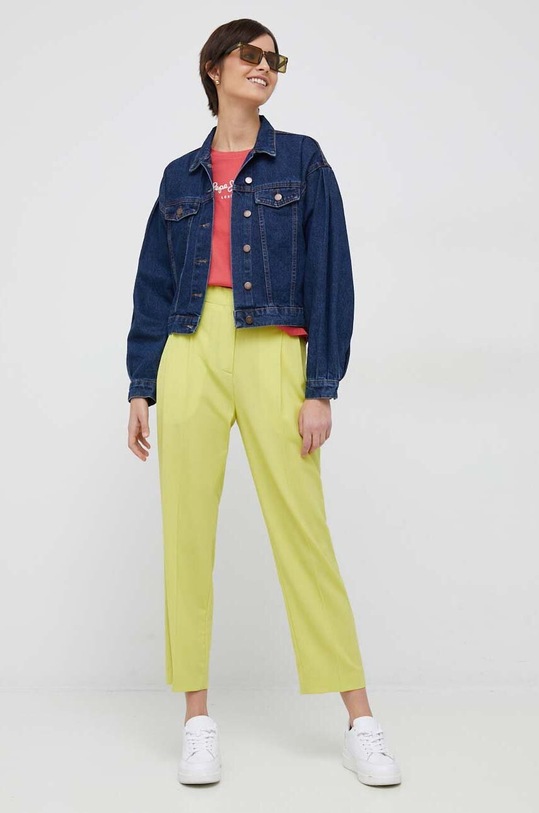 Βαμβακερό μπλουζάκι Pepe Jeans Wendy PL505480.217 κόκκινο SS23