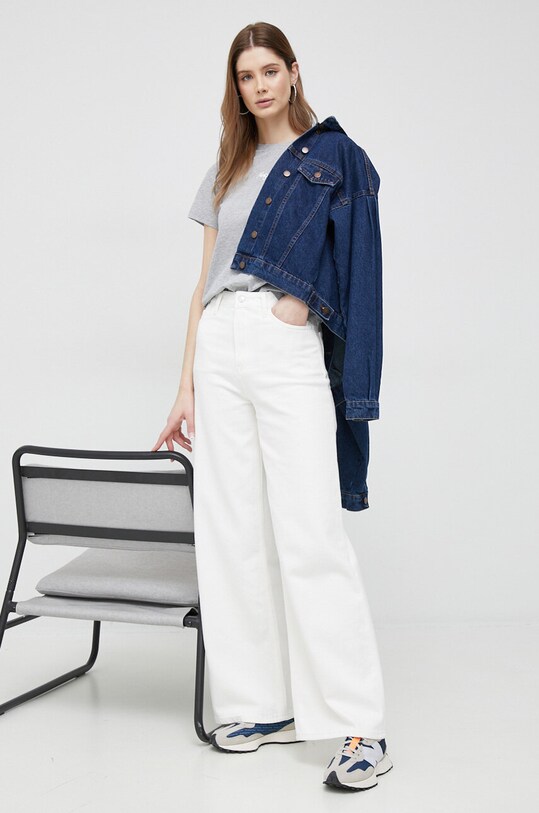 Majica kratkih rukava Pepe Jeans Wendy PL505480.933 siva SS23