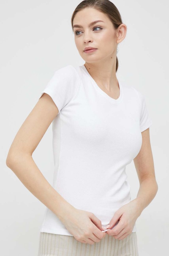 Μπλουζάκι Pepe Jeans Winona λευκό PL505485.800