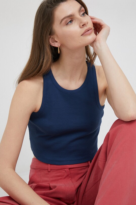 Топ Pepe Jeans Piera темно-синій PL505544.588