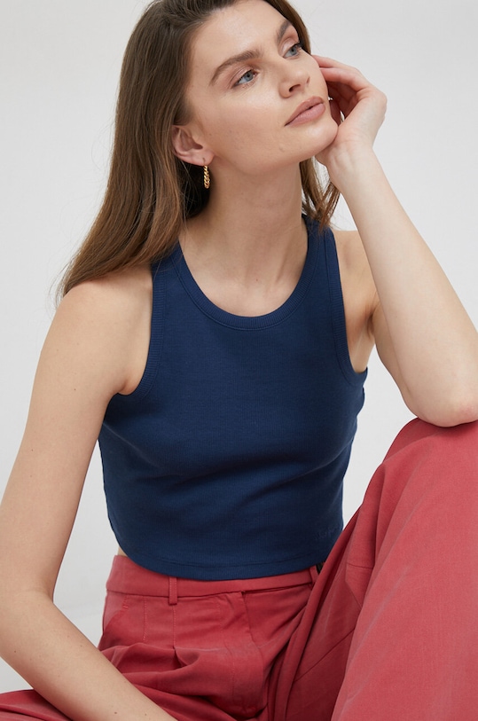 Pepe Jeans top Piera granatowy PL505544.588
