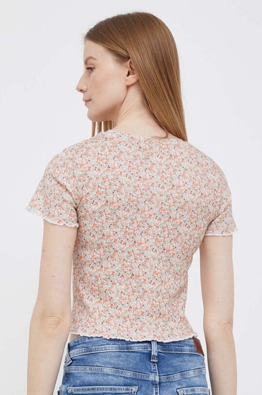 Oblečení Bavlněné tričko Pepe Jeans PL505467.0AA oranžová