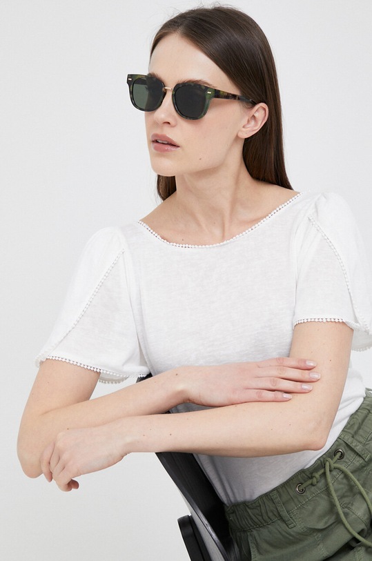 Pepe Jeans t-shirt Petra sima fehér PL505475.800